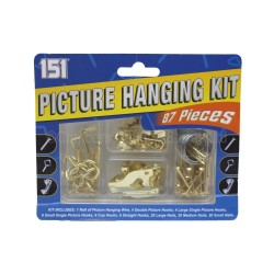 151 Picture Hangling Kit 87 Pieces
